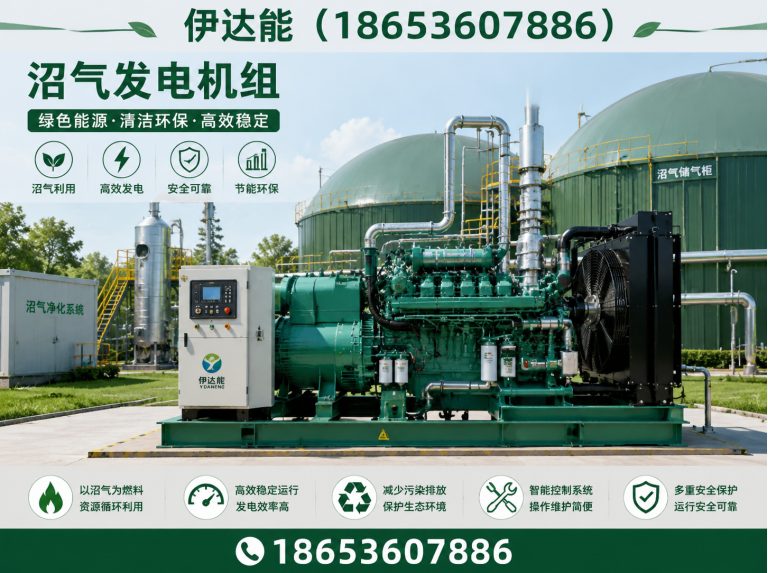 昌乐县沼气发电机组展示图