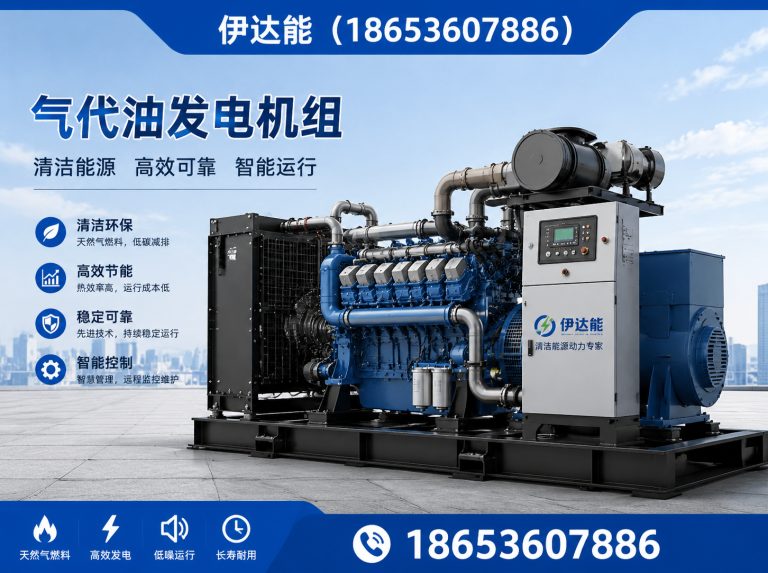 昌乐县气代油发电机组展示图